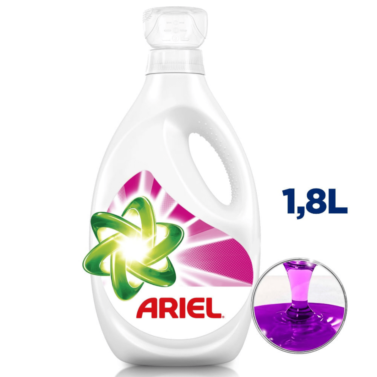 Detergente Líquido Concentrado Ariel Toque de Downy 1.8 L
