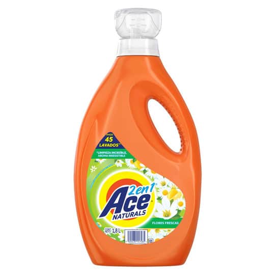 Detergente Líquido Ace 2 en 1 Naturals, 1,8 L