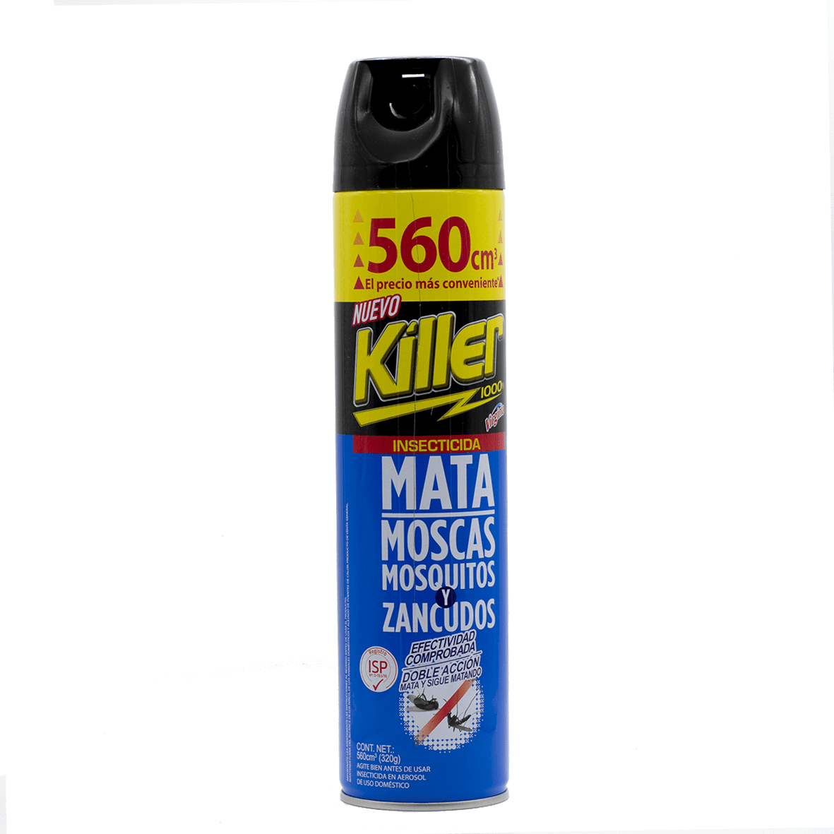 Killer insecticida mata moscas mosquitos y zancudos 560cc