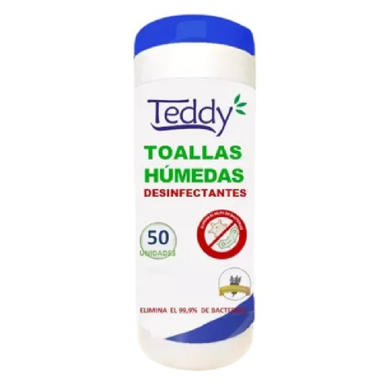 Teddy Toalla Humeda Desinfectante Caniste 50 Un