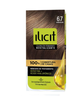 Tintura Coloración Cabello 6.7 Chocolate (47Gr) Ilicit