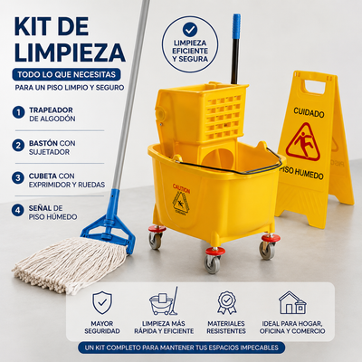 kit Limpieza empresa  para piso