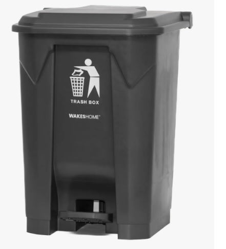 Basurero con pedal Tapa Amarilla O Negra 50L