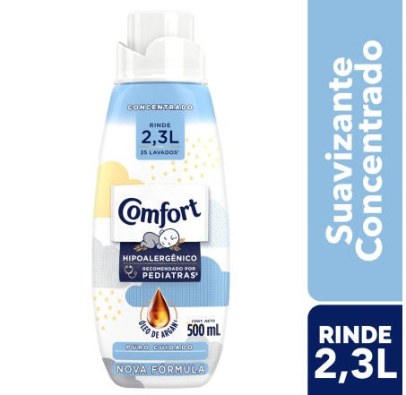 Suavizante Líquido Concentrado Puro Pediatra Botella 500 ml Comfort
