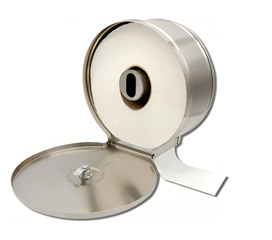 Porta Papel Higiénico Dispensador Industrial En Acero Inoxidable Con Llave