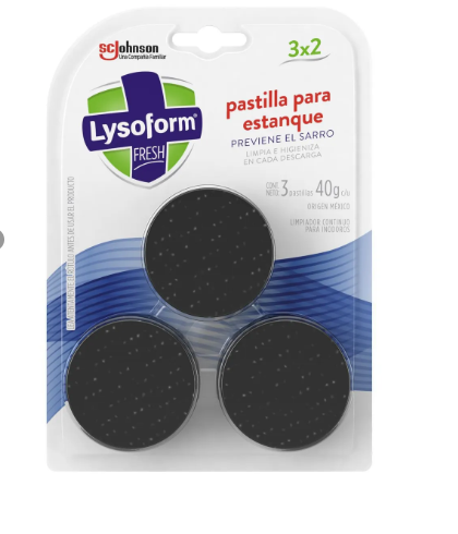 LYSOFORM Pastilla estanque 3x2