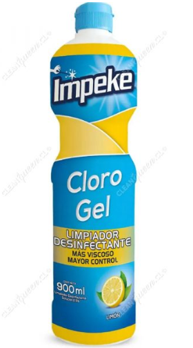 Cloro Gel Impeke Aroma Limón 900 ml