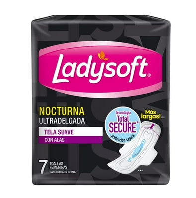 Toallas Higiénicas Normal Tela Suave Nocturna, 7 Un