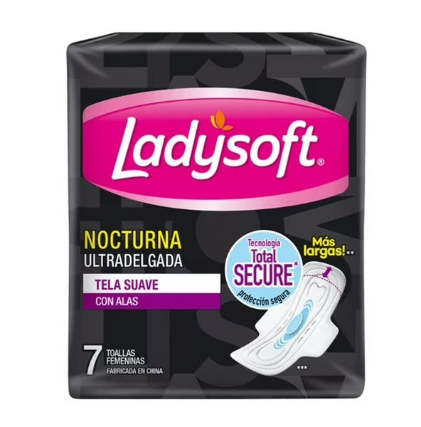 Toallas Higiénicas Normal Tela Suave Nocturna, 7 Un