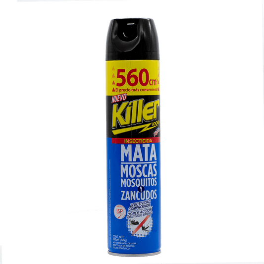 Killer insecticida mata moscas mosquitos y zancudos 560cc