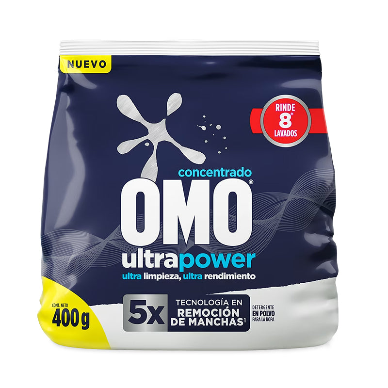 Detergente Matic UltraPower Polvo Bolsa 400g – Omo