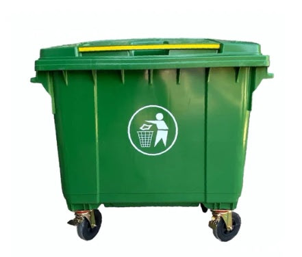 Basurero Verde o Azul 660 Litros