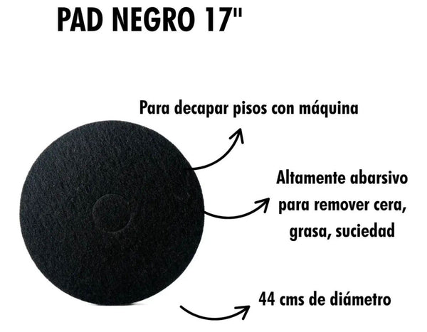 Disco PAD Negro 17"
