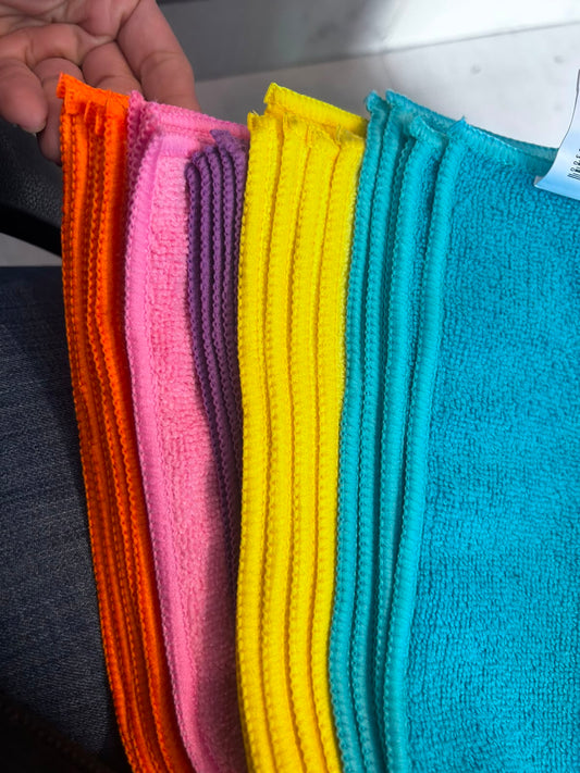 Paño Microfibra Multiuso Colores Surtidos 40x40 | Alta Absorción
