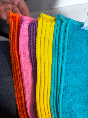 Paño Microfibra Multiuso Colores Surtidos 40x40 | Alta Absorción