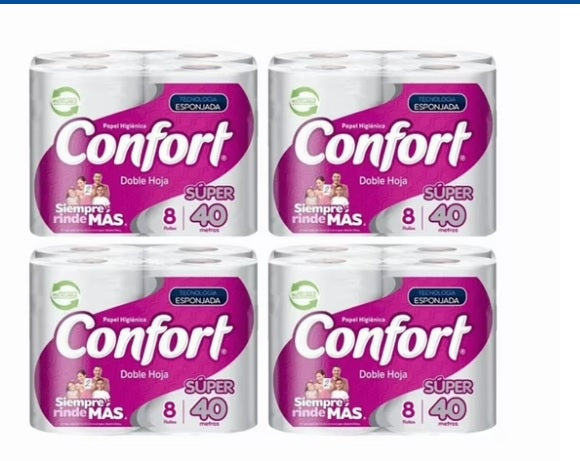 Manga de Confort Doble Hoja 40Mts Pack 32 Rollos