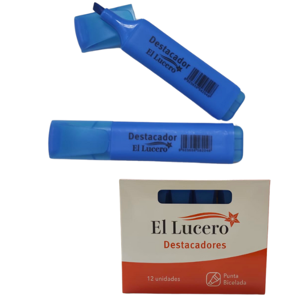 DESTACADOR LUCERO GRANDE AZUL