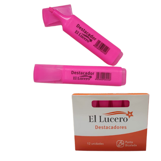 DESTACADOR LUCERO GRANDE ROSADO