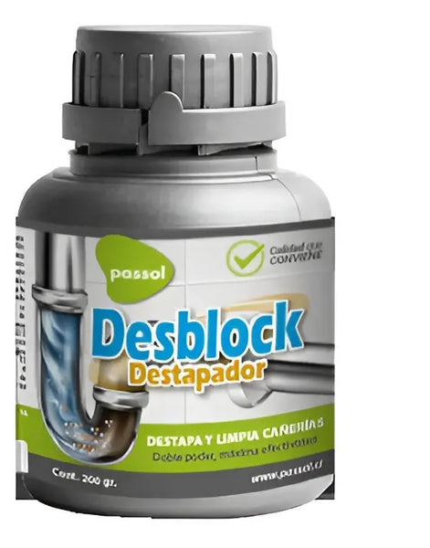 Desblock Passol Destapador de Cañerias 200gr