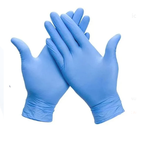 Guante de Nitrilo 3,5 gr Topsafe Azul (100u)  Talla L