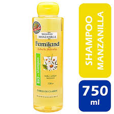 Shampoo Bio Manzanilla Brillo y Reflejos Luminosos Cabellos Claros