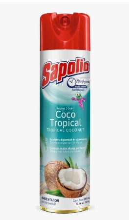 Sapolio Desodorante Ambiental Aerosol Coco Tropical 360 Cc