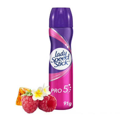 Desodorante en Spray Pro5 Spray,Lady Speed Stick 91 g