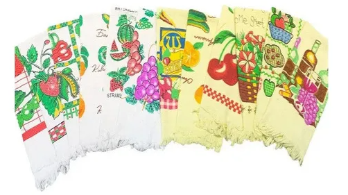 Paños De Cocina con fleco 60*38cm