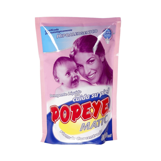Detergente Líquido Popeye Hipoalargénico Doypack 800 ml