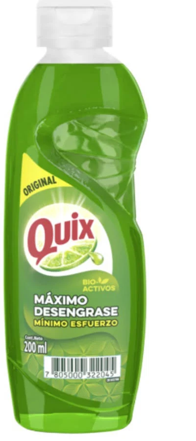 Lavaloza Liquido Quix Limón 200ml