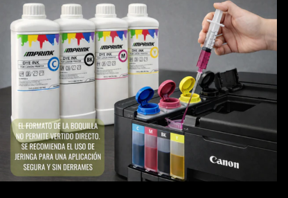Tinta Dye Para Impresoras CANON PIXMA 1000 ml