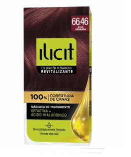 Tintura Coloración Cabello 7.11  Rojo Granada (47Gr) Ilicit