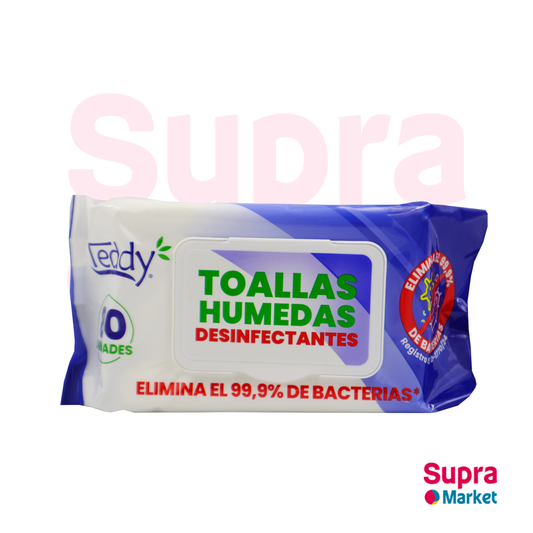 TOALLA DESINFECTANTE TEDDY 80 UND